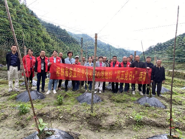 市农科中心科技特派员在龙胜县伟江乡举办农业科技培训