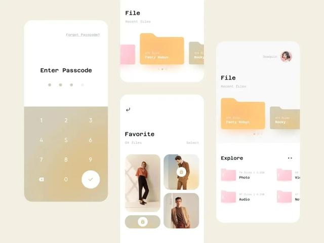 UI设计｜文件管理APP设计灵感（ui设计app界面设计流程）