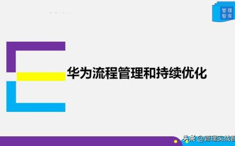 向华为学习：企业流程管理和持续优化（48张图详解）（华为管理流程化流程信息化）