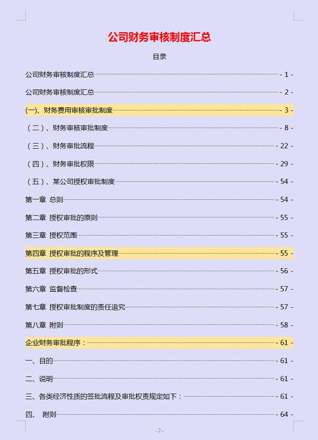 022年企业财务审核审批制度完整版，word格式，可编辑修改"