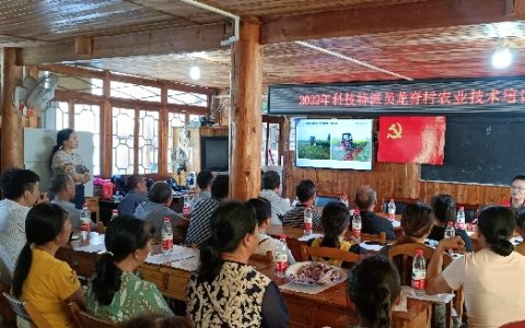 国家油菜产业体系桂林试验站到龙胜县龙脊村开展油菜种植技术培训