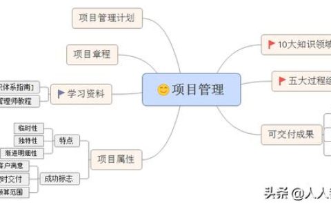 图解项目管理架构图（图解项目管理架构图怎么画）