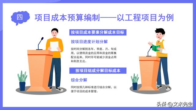 项目成本管理的主要内容，40页项目成本管理，项目资源计划（项目成本管理的基本内容）