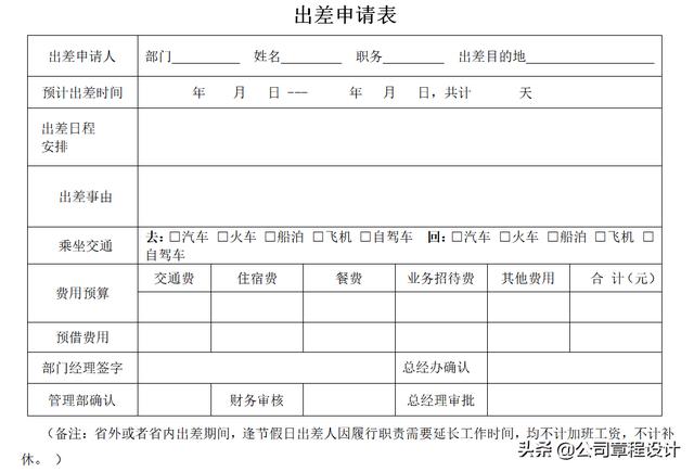 出差管理制度（含参展、办事处、驻外机构费用报销标准）（外部人员差旅费最新报销规定）