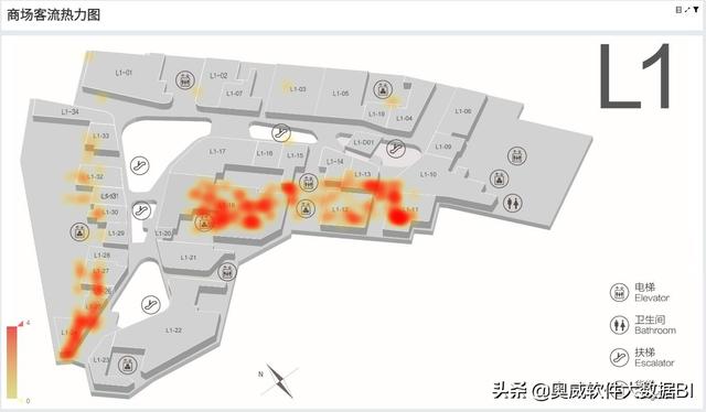 结合地图做商场管理分析报表，BI工具做得怎样？