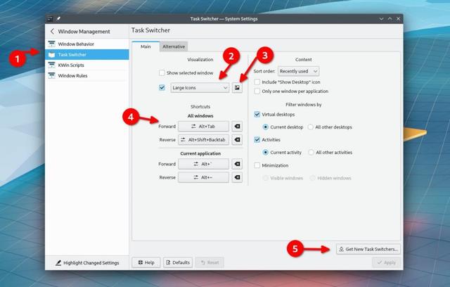 如何在 KDE Plasma 桌面上配置任务切换器（kde plasma安装）