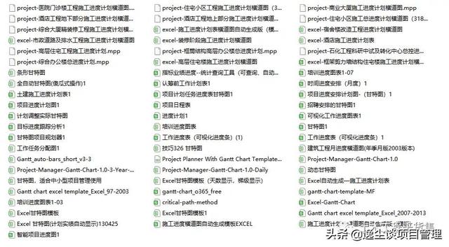 3套施工进度计划横道图模板，一键自动出图，打包免费下载（施工进度计划横道图模板一键输入自动生成）"