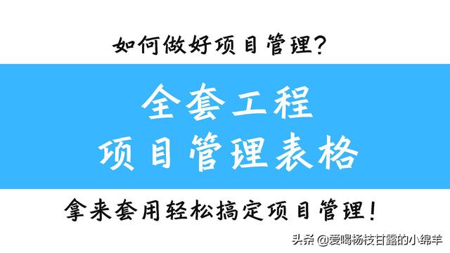 全套工程项目管理表格，共378个模板，拿来套用轻松搞定项目管理（工程项目管理实用手册）