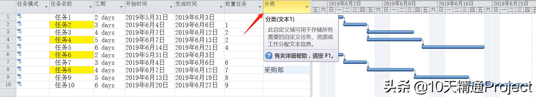 「教程」如何在Project软件中计算多个任务的合计工期（project工期计算少一天）