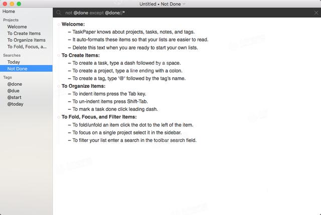 好用的任务管理工具：TaskPaper for Mac（好用的任务管理工具）