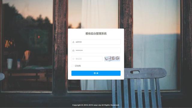 RuoYi Vue - 若依的 Vue 版本，免费开源、专业的 admin 后台管理系统